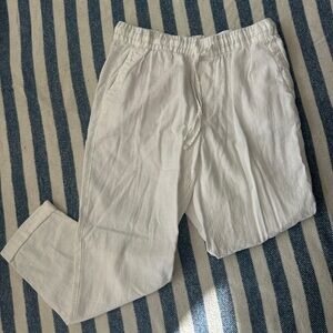 Old Navy Ivory Elastic Waist Pants